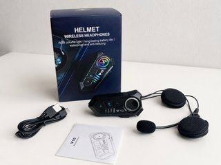 Intercomunicador Moto Bluetooth RGB