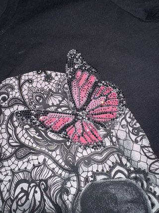 Camiseta MY BRAND calavera y rosas