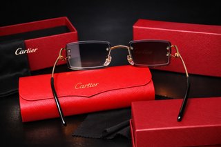 Gafas de Sol  Rectangulares Doradas Grises