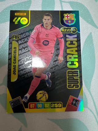 Cromo Panini Adrenalyn XL FC Barcelona Joao Cancel