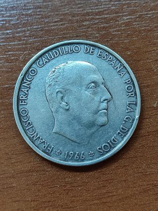 Moneda Franco Caudillo de España 1966