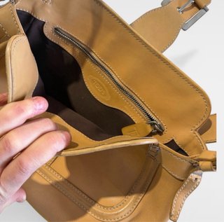 Borsa Tod's vintage in pelle marrone