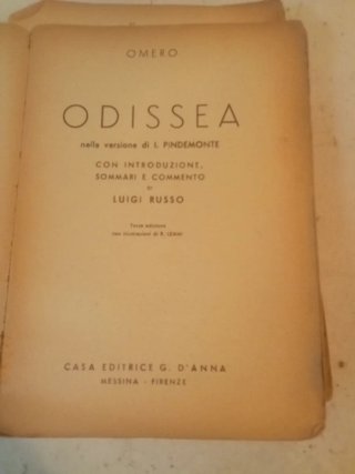 Russo,L. ( a cura di) Pindemonte "Odissea" D'Anna