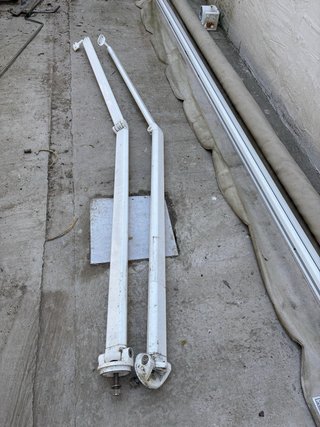 Toldo extensible exterior. 190cm