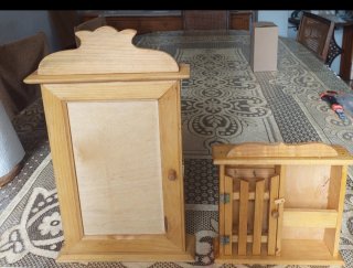 Porta llaves rústico madera 40x24 5€ 1 pieza