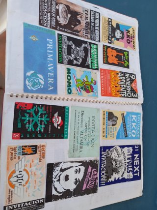 Lote Invitaciones Discotecas Años 90