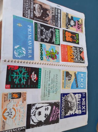 Lote Invitaciones Discotecas Años 90