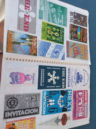 Lote Invitaciones Discotecas Años 90