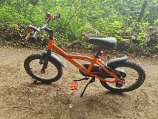 Bicicleta infantil Btwin arancione