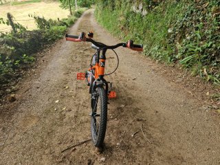 Bicicleta infantil Btwin arancione