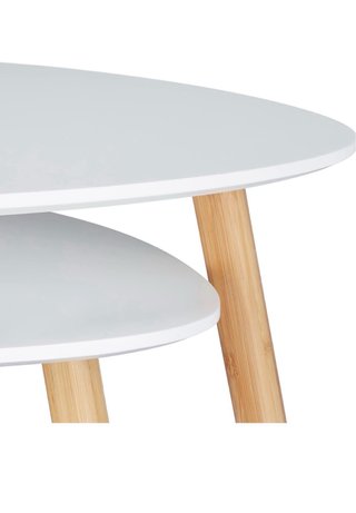 Mesa auxiliar nórdica de madera