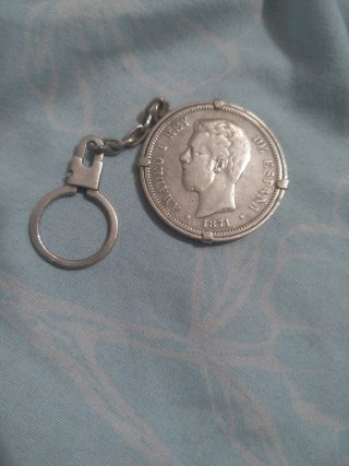2 Monedas de 5 Pesetas Amadeo I 1871-1873