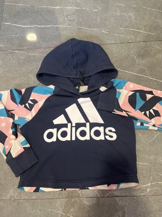Sudadera Adidas Mujer Azul y Rosa