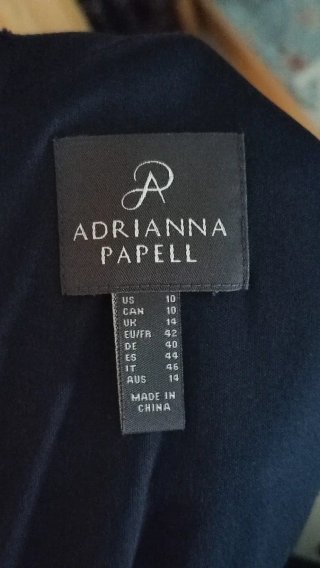 Vestido fiesta Adrianna Papell azul