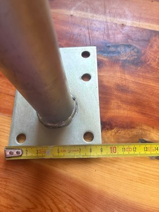 Soporte para antena de metal