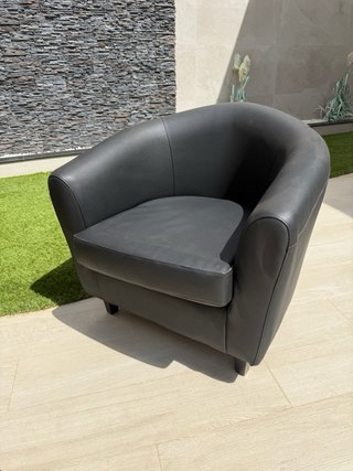 Juego sillón y mesa de jardín
