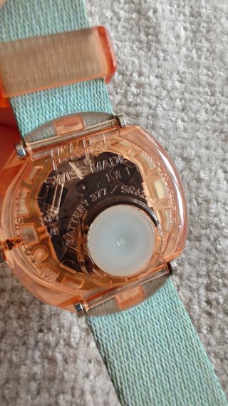 Reloj Swatch Infantil Koala Rosa y Turquesa