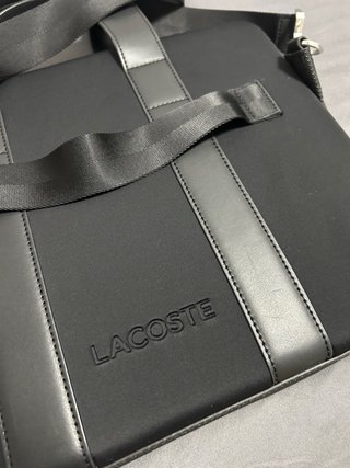 Maletín Lacoste Chantaco Piel Negro