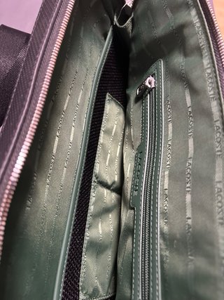 Maletín Lacoste Chantaco Piel Negro