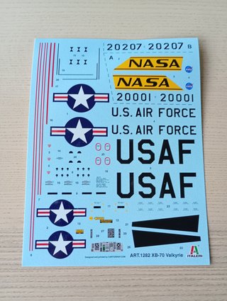 XB-70 VALKYRIE MAQUETA ITALERI 1/72