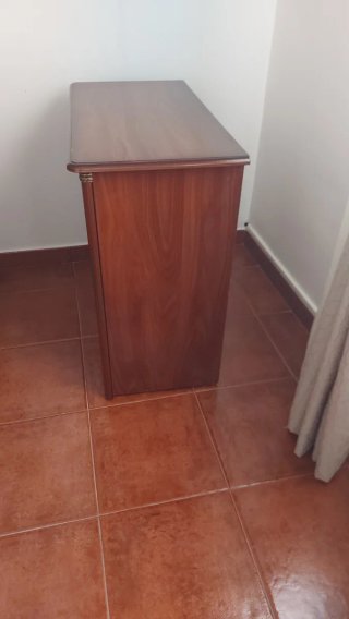 Mueble TV madera con cajones