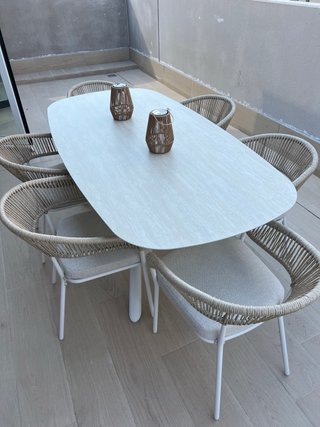 Conjunto mesa y sillas exterior