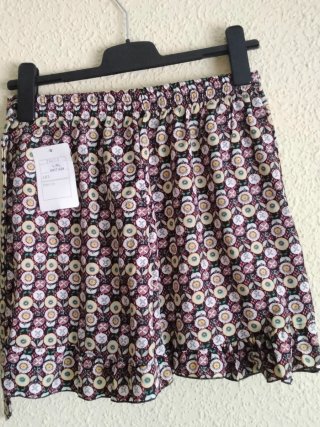 Falda pantalón estampada