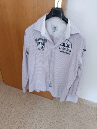 Camisa de verano La Martina Varsity Match Talla XL