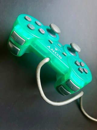 Controller PS1 SCPH-1200 Verde Smeraldo Originale