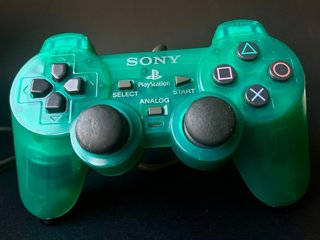 Controller PS1 SCPH-1200 Verde Smeraldo Originale