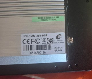 HMI Avalue LPC-1209-384-B2R Touch Panel