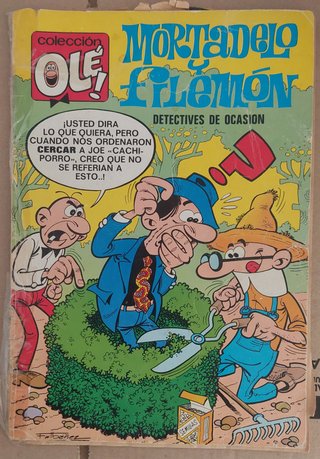 tebeos colección Olé Mortadelo y Filemón