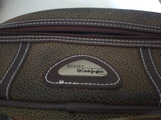 Neceser Salvatore Ferragamo Marrón y Verde