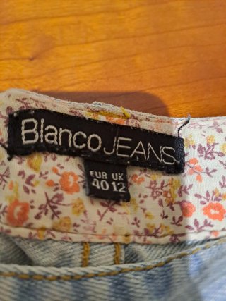 Pantalón corto vaquero Blanco mujer Talla 40
