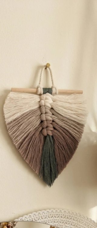 Macrame Foglia Boho rustico
