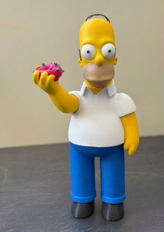Homer Simpson con ciambella