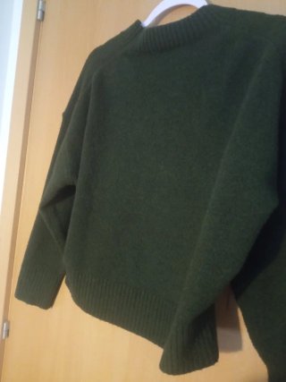 Jersey verde Zara talla S
