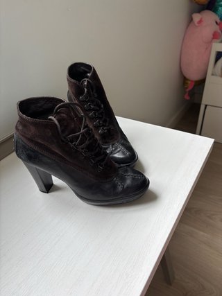 Botines Tod's Marrón y Negro