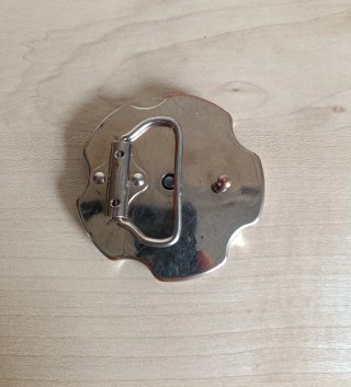 Hebilla Cinturón Pistola Revolver