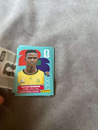 Cromos de fútbol Khulumani Ndama