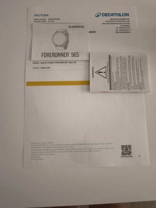 Garmin Forerunner 965 Negro