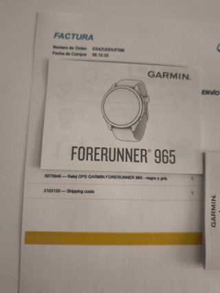 Garmin Forerunner 965 Negro