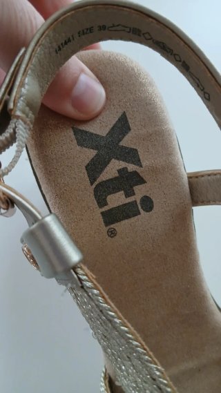 Sandalias Xti Cuña Doradas Talla 39