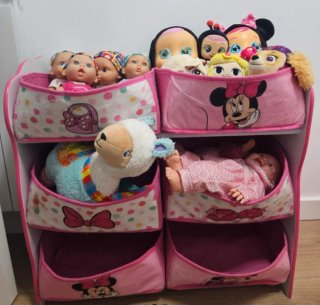 Organizador de juguetes infantil Minnie Mouse