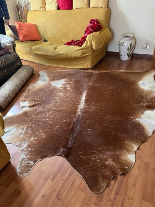 Tappeto in vera pelle di mucca