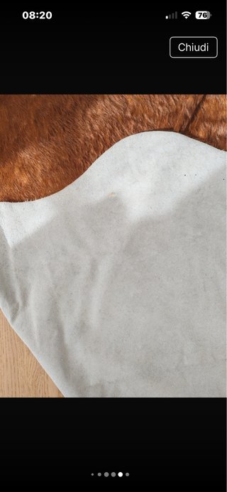 Tappeto in vera pelle di mucca
