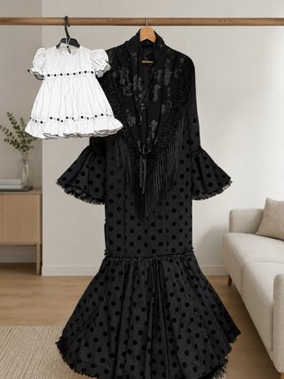 Trajes Flamenca Madre e Hija Hechos a Mano