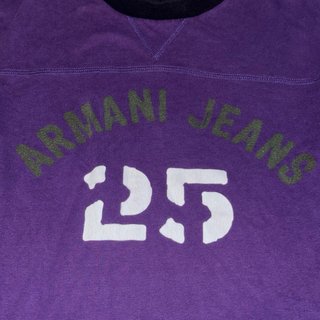 Camiseta Armani Jeans Reversible Larga Vintage M