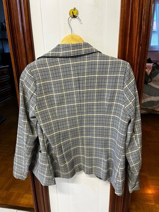 Chaqueta de traje a cuadros talla S