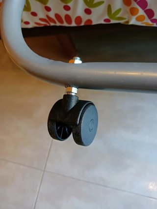 Cama Plegable Metálica con Madera